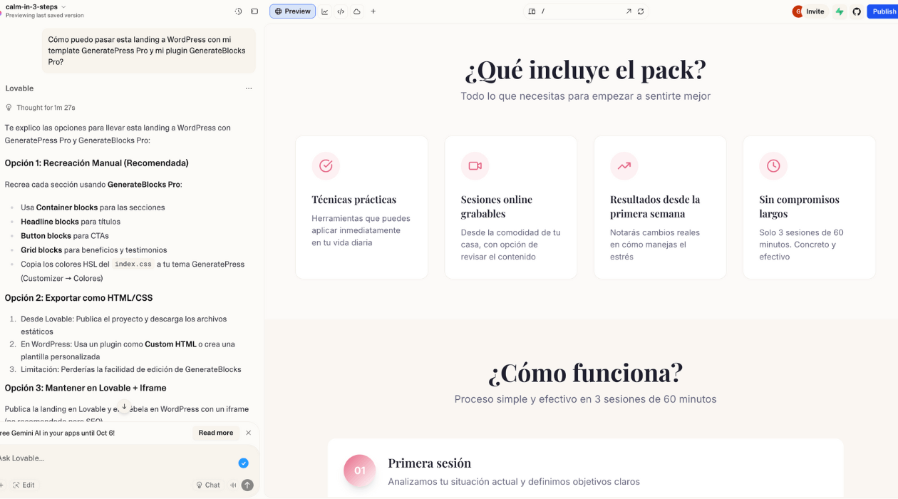 Cómo diseñar una landing page en 5 minutos (con IA)